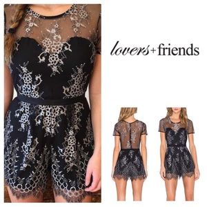 Lovers + Friends MIA Romper. NWT